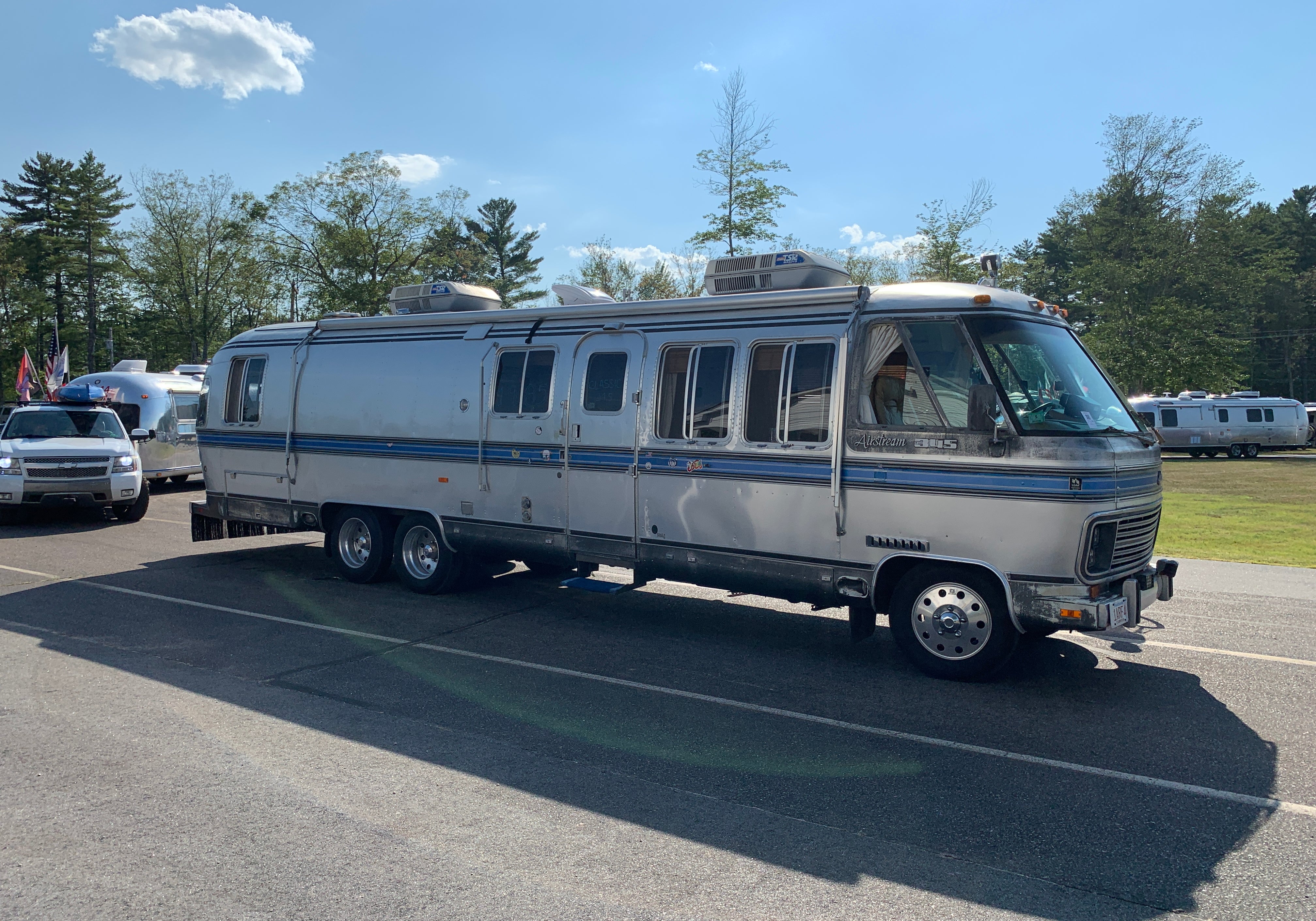 Vintage Airstream trailer