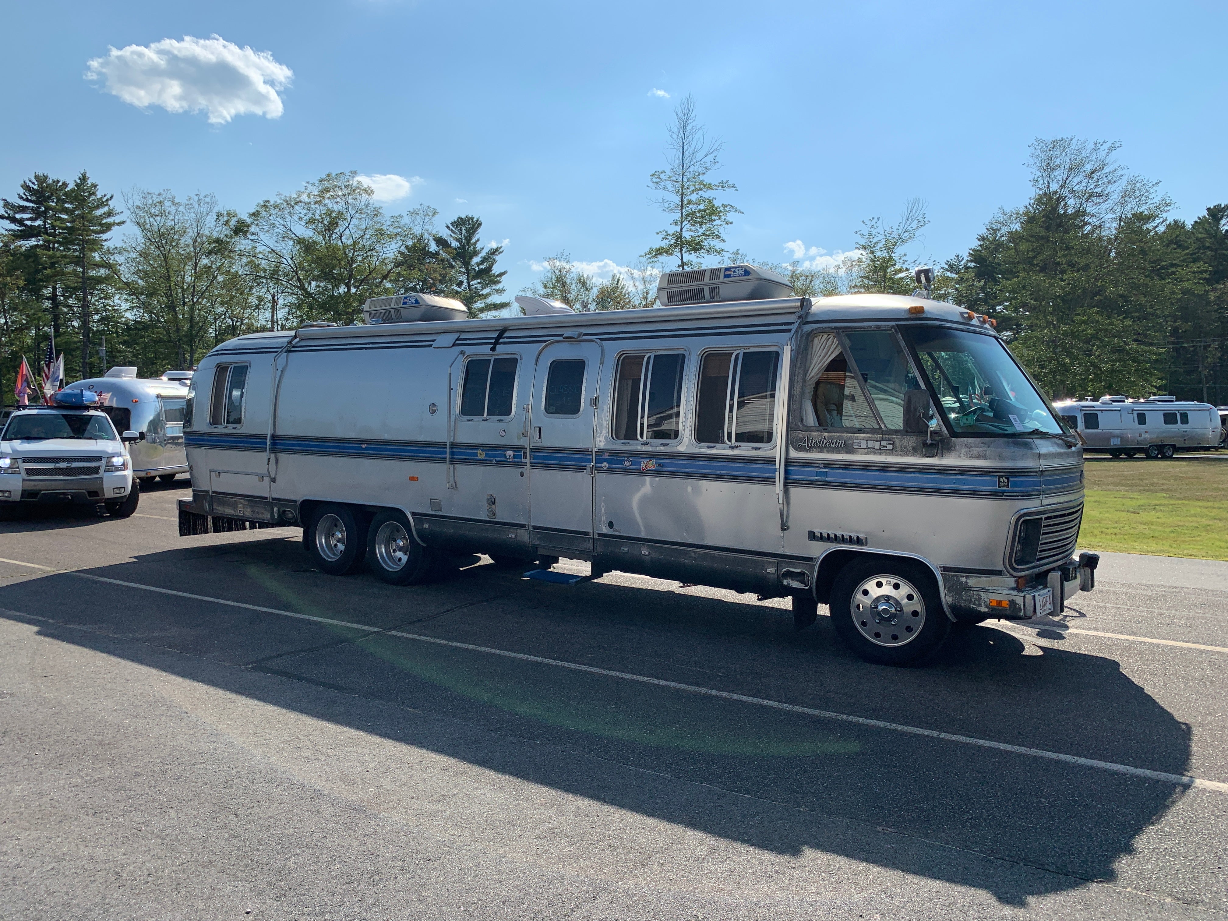Vintage Airstream trailer
