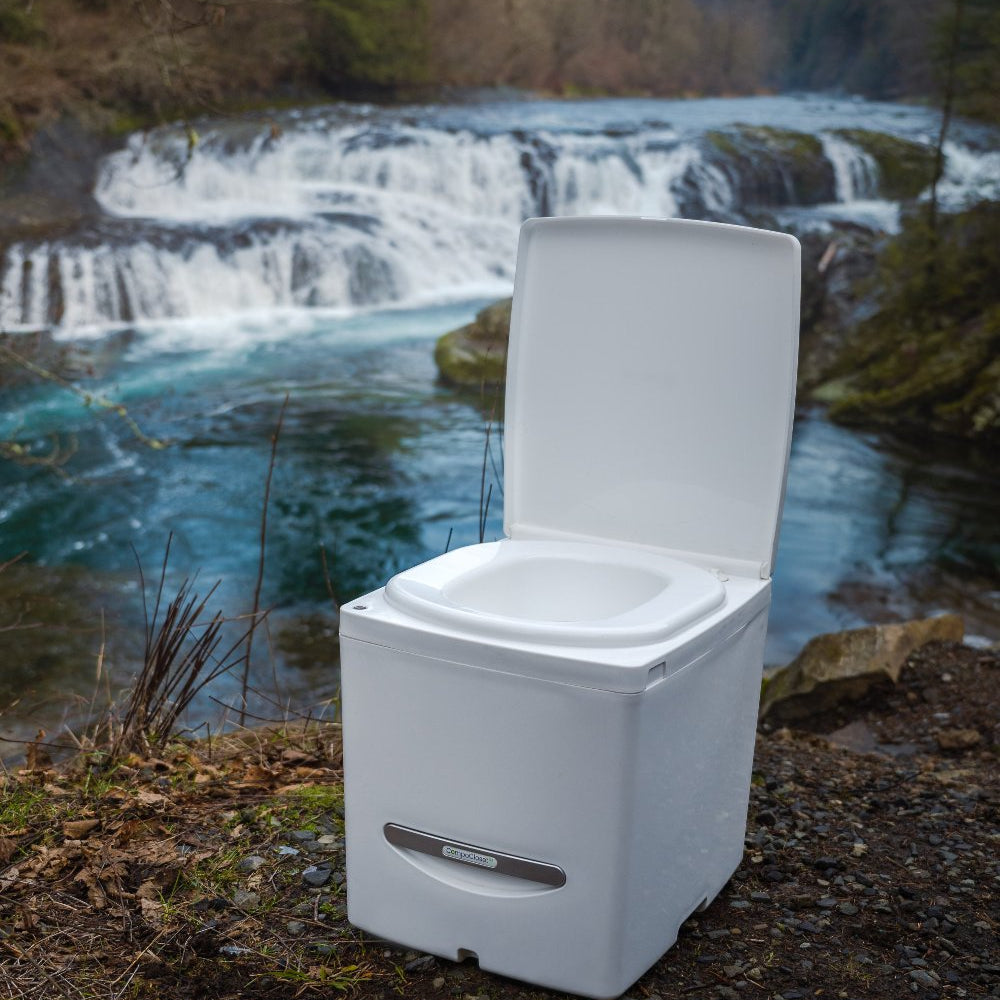 Compost toilet for off grid and camper van travel